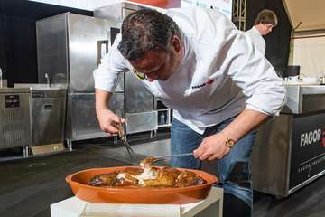 Las demostraciones culinarias formaron parte de la segunda jornada de la Feria Gran Canaria Me Gusta (Foto TA)